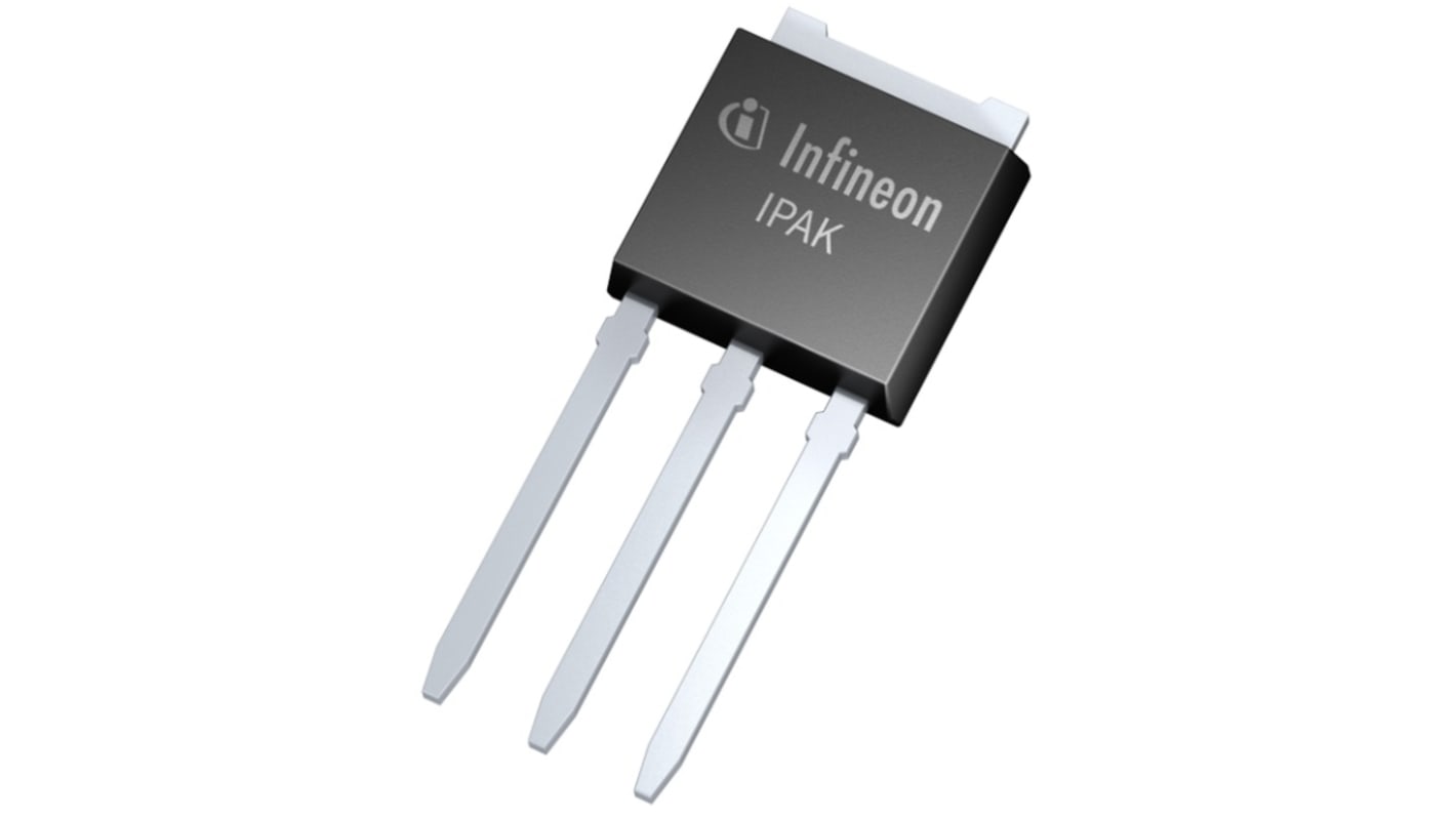 Infineon Nチャンネル MOSFET600 V 5 A スルーホール パッケージIPAK (TO-251) 3 ピン