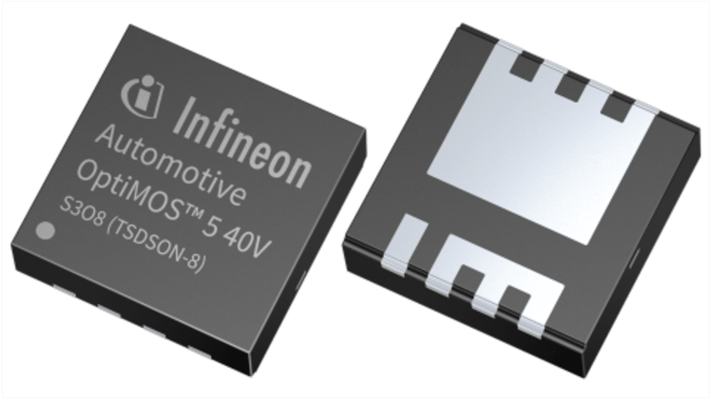 MOSFET Infineon IPZ40N04S58R4ATMA1, VDSS 40 V, ID 40 A, PQFN 3 x 3 de 8 pines