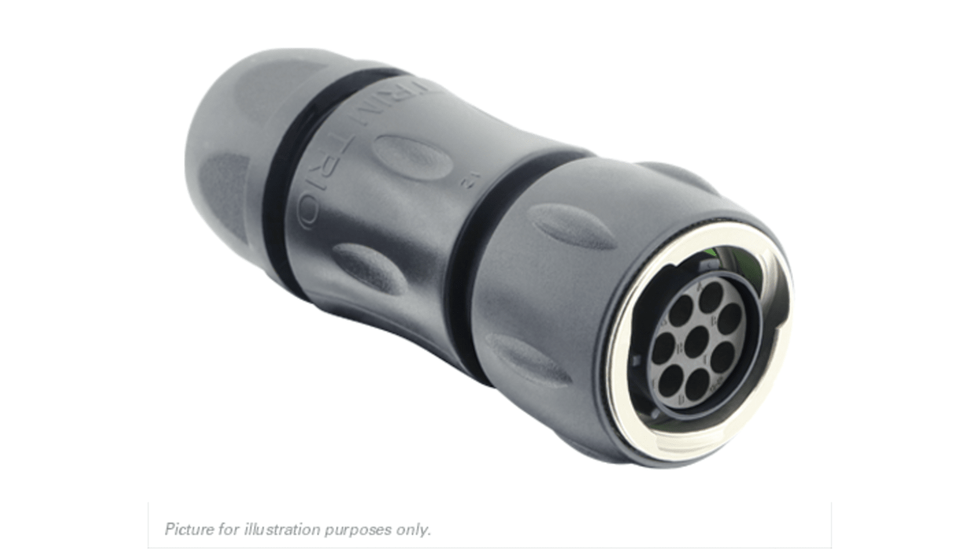 Souriau Sunbank by Eaton Circular Connector, 8 Contacts, Cable Mount, Plug, IP68, IP69K, UTGX Series