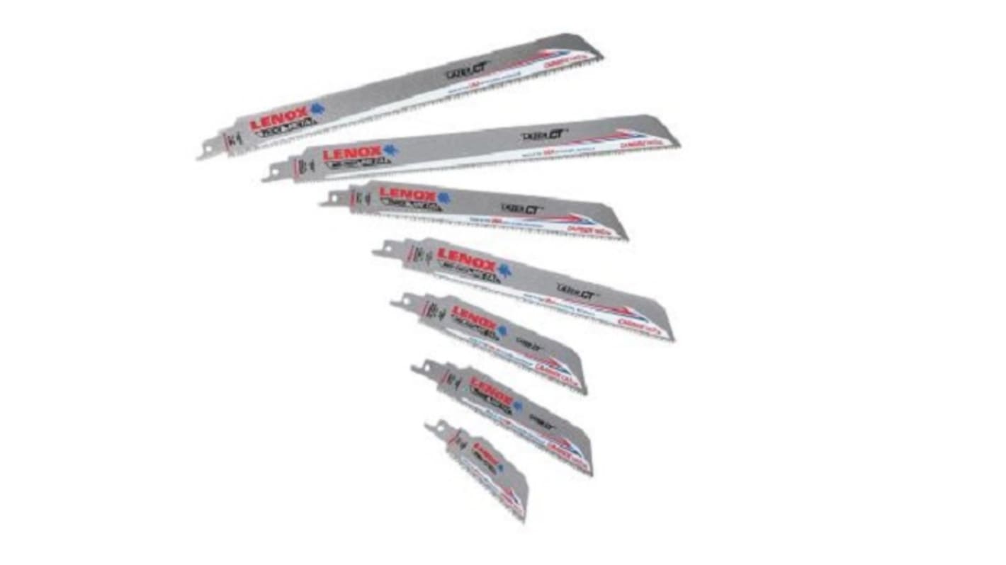 Lame de scie sabre Lenox dents par pouce 48, Longueur de coupe 152mm Pas de 3.16mm X 1