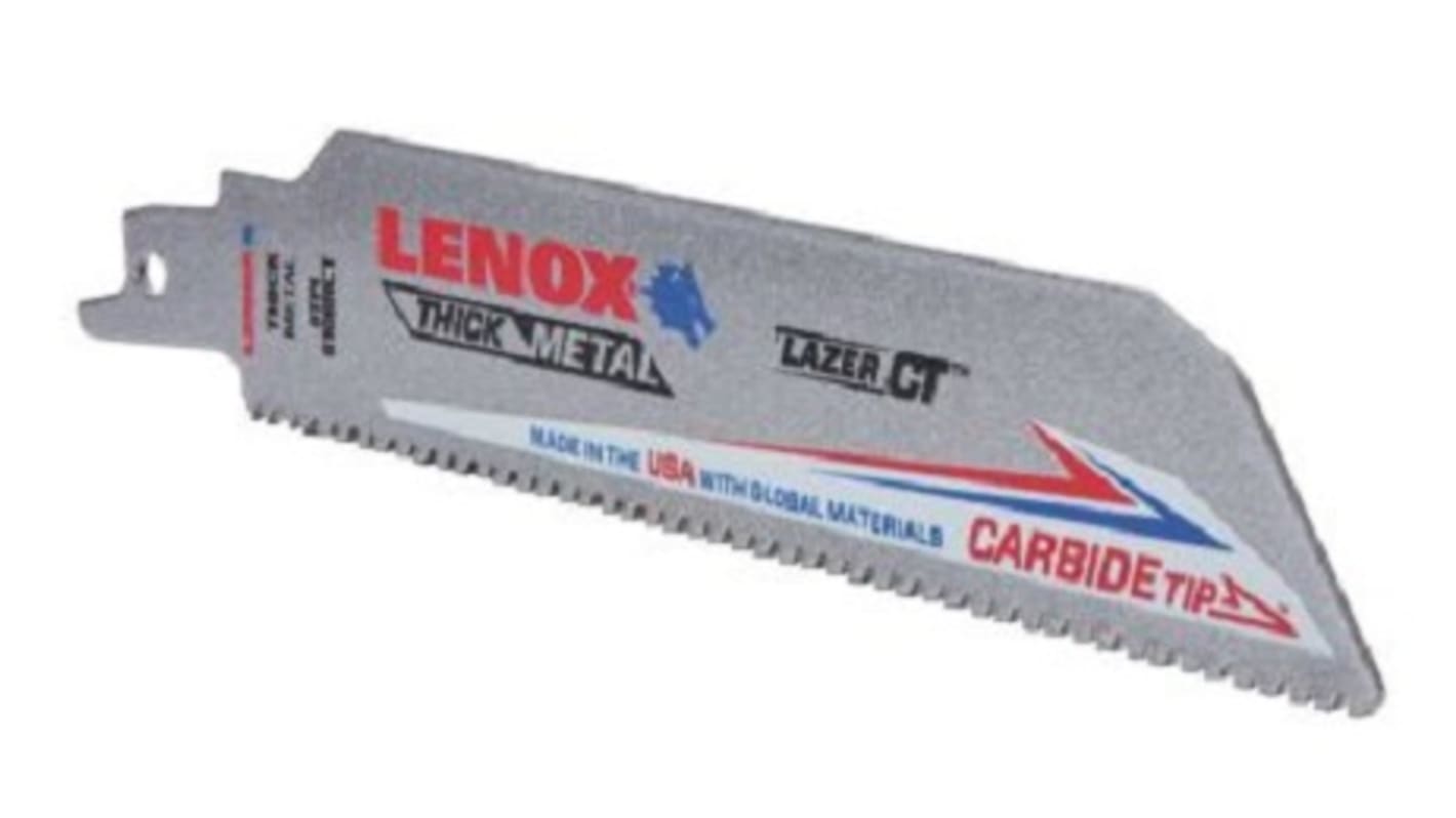 LXAR12108CT1 Lenox, 8 Teeth Per Inch 305mm Cutting Length Reciprocating Saw Blade, Pack of 1 RS
