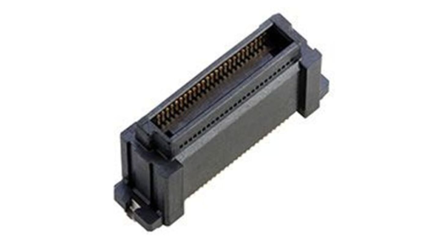 Conector hembra para PCB Amphenol serie 10138651, de 50 vías en 2 filas, paso 0.5mm, Montaje Superficial, para soldar