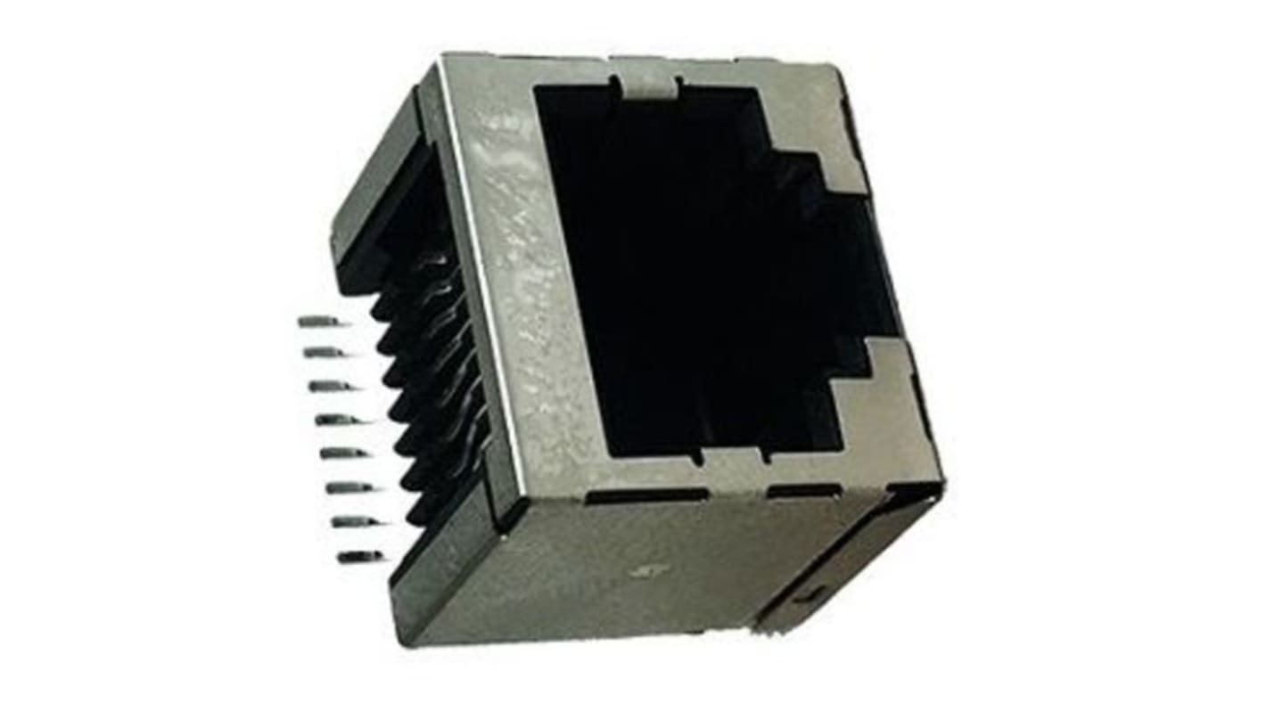 Amphenol RJ45 モジュラーコネクタ, メス, RJ45コネクタ, PCBマウント, RJE231880413T