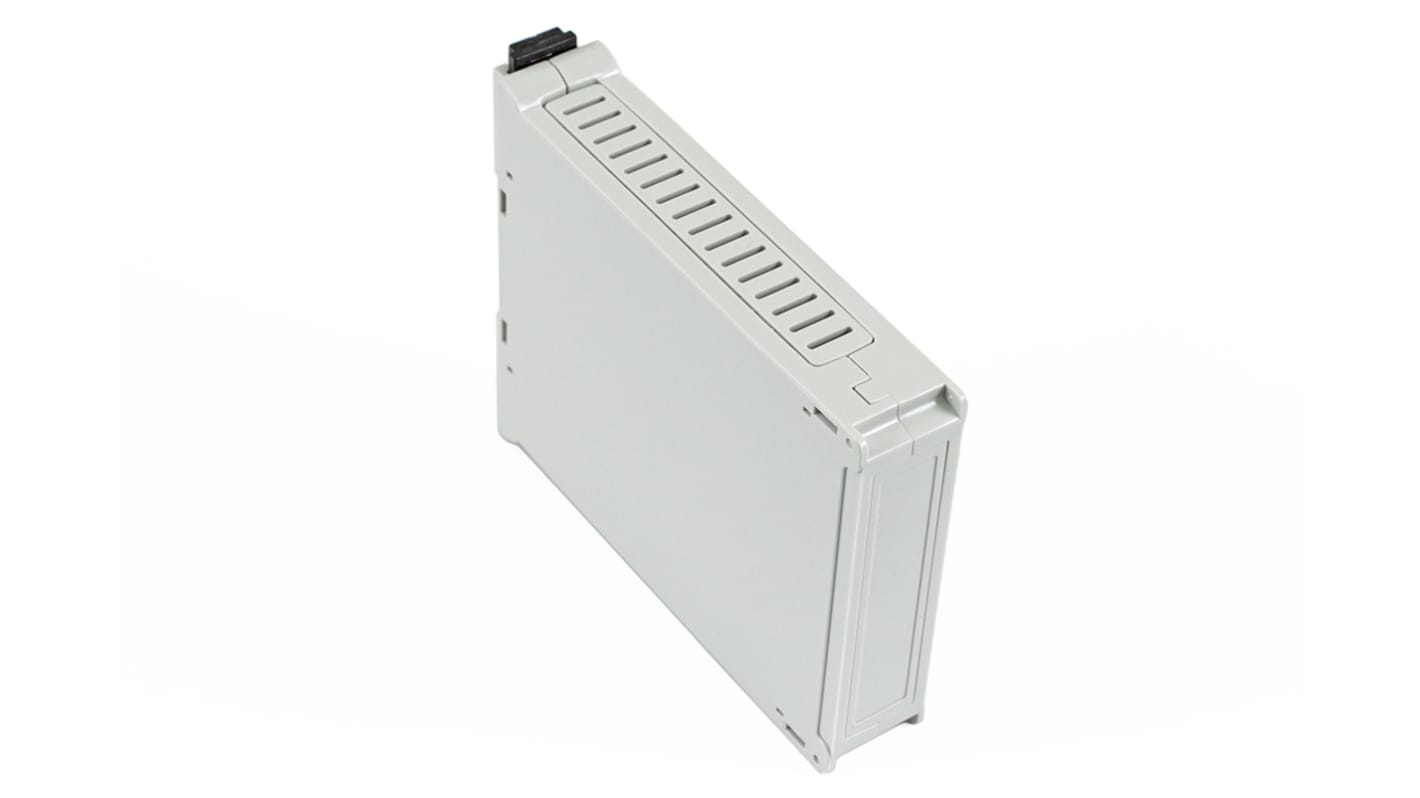 Caja para carril DIN Hammond serie 1597, 90 x 23 x 118mm