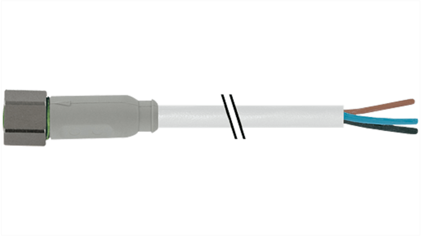 Murrelektronik Limited Straight Female 3 way M8 to Unterminated Sensor Actuator Cable, 5m