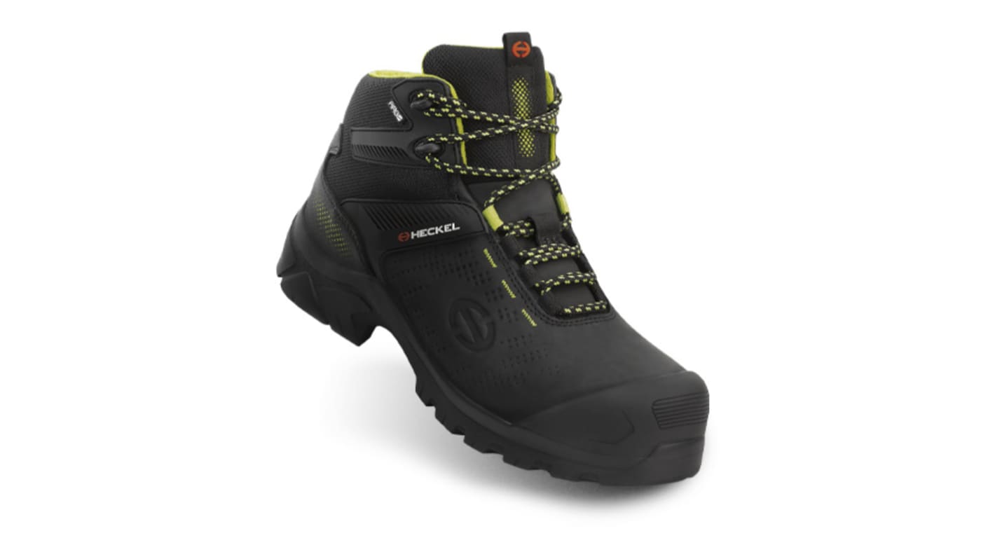 Heckel MACCROSSROAD 3.0 EN20345 S3, Unisex Sicherheitsstiefel Schwarz, mit Zehen-Schutzkappe , Größe 38 / UK 5