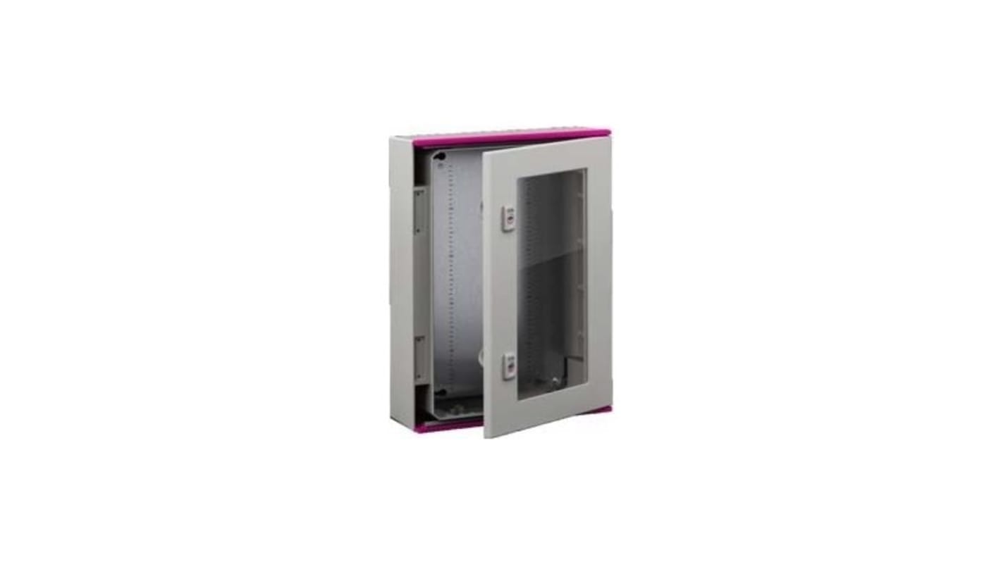 Rittal AX Series Fibreglass Reinforced Polyester Wall Box, IP56, Viewing Window, 400 mm x 400 mm x 200mm