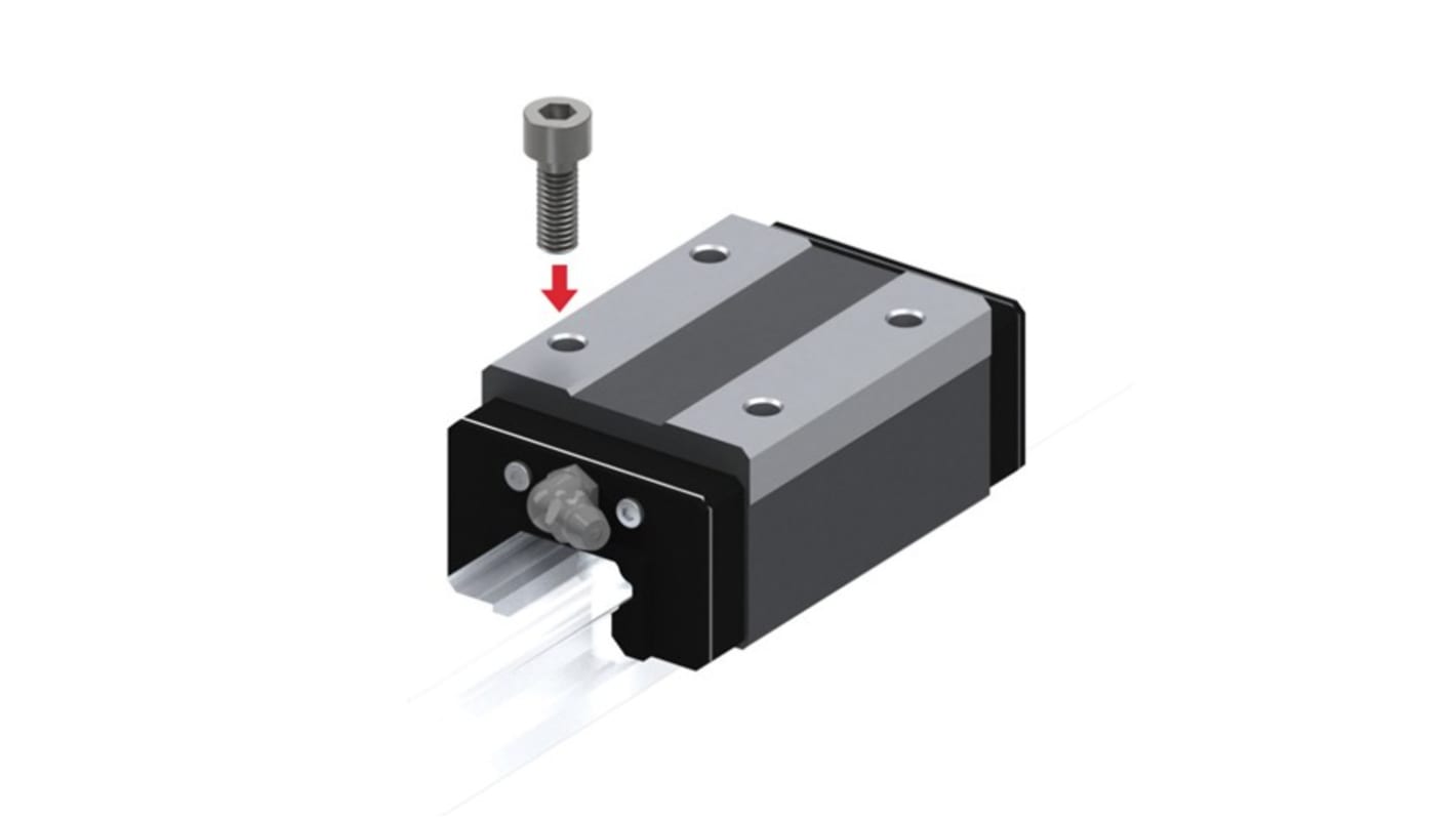 THK HSR Linearführung Schlitten für 23mm-Schienen, 83.1mm x 70mm, Traglast 27600N