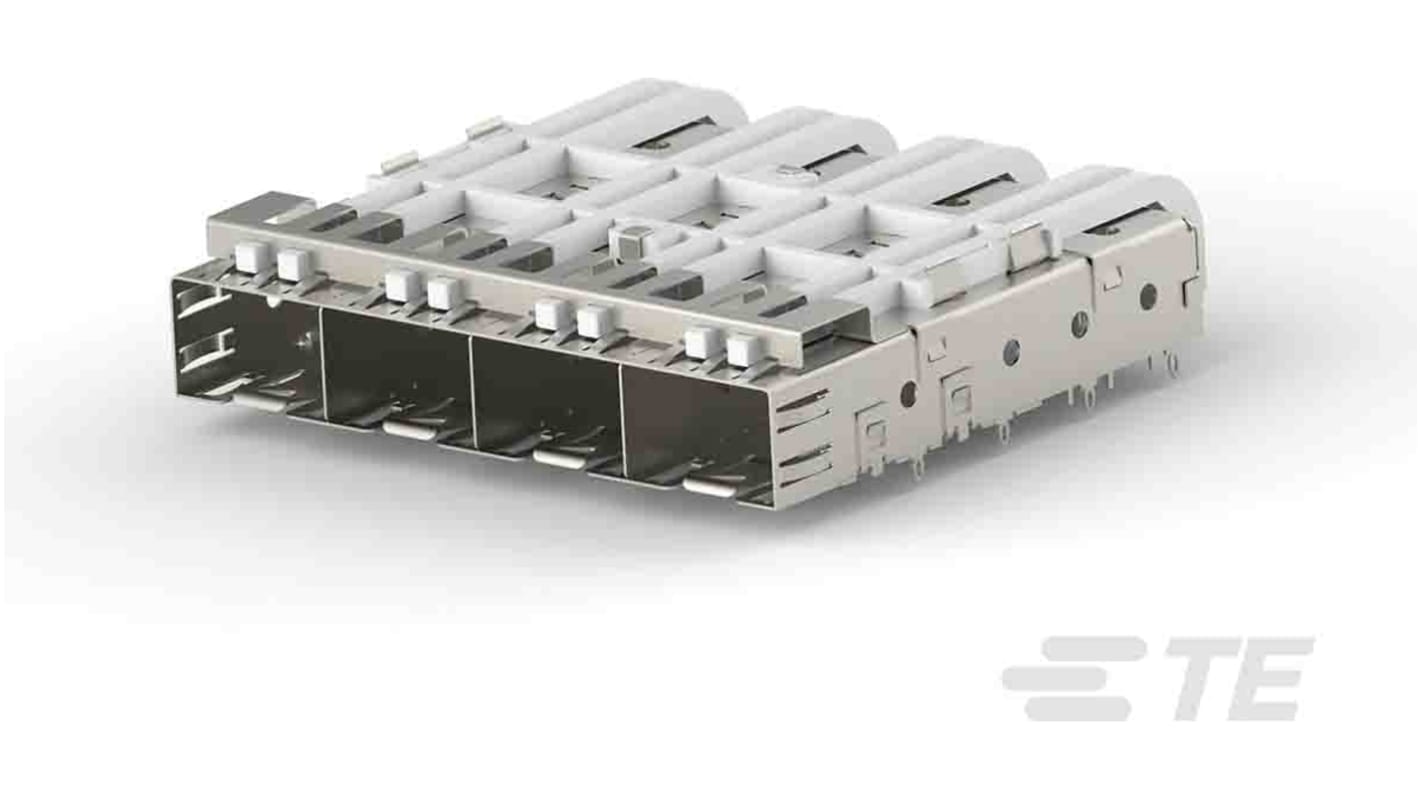 Conjunto de caja QSFP TE Connectivity 1761008-3, Serie SFP para uso con SFP