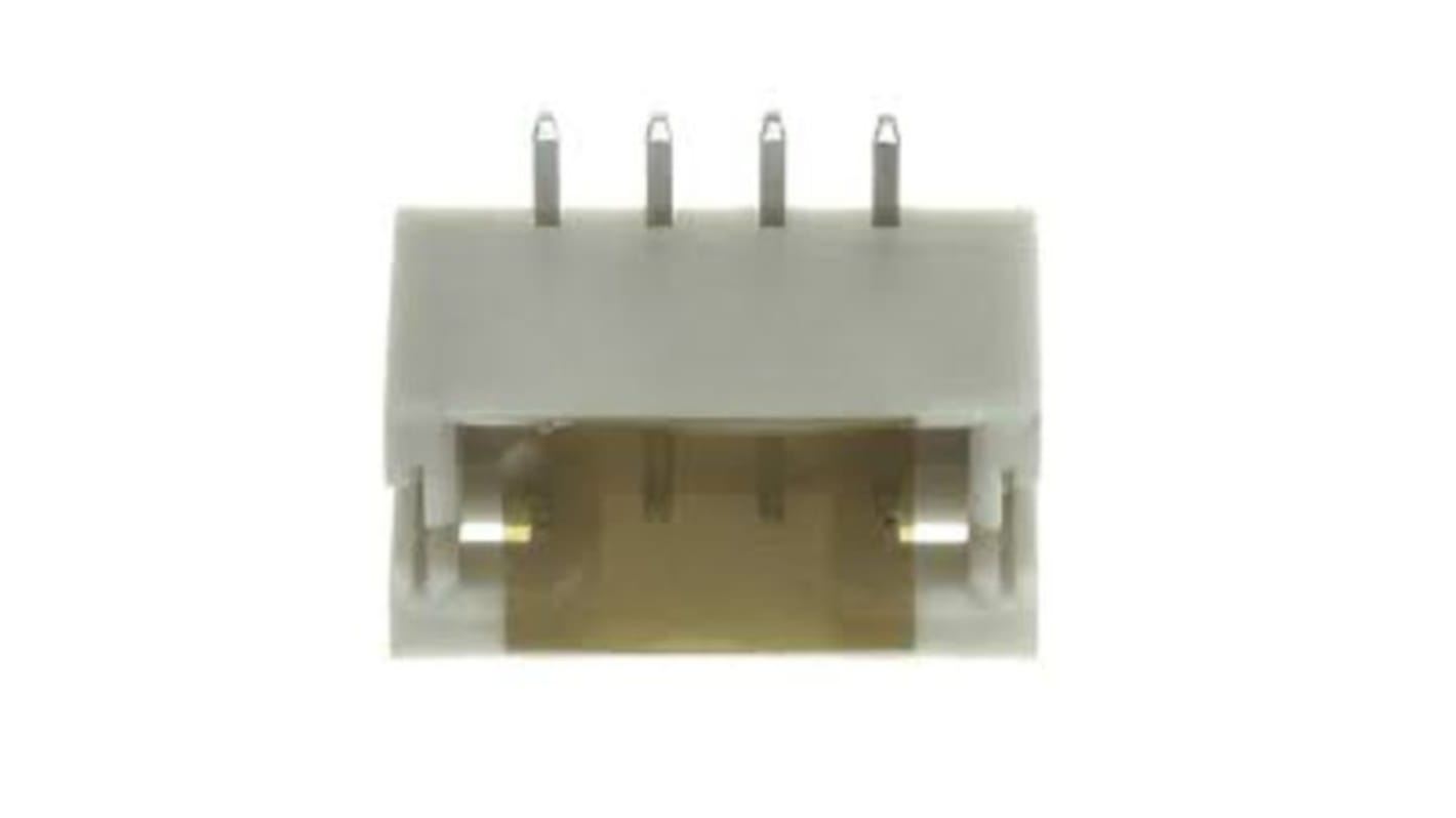 TE Connectivity HPI Series Vertical Surface Mount PCB Header, 4 Contact(s), 2.0mm Pitch, 1 Row(s), Shrouded