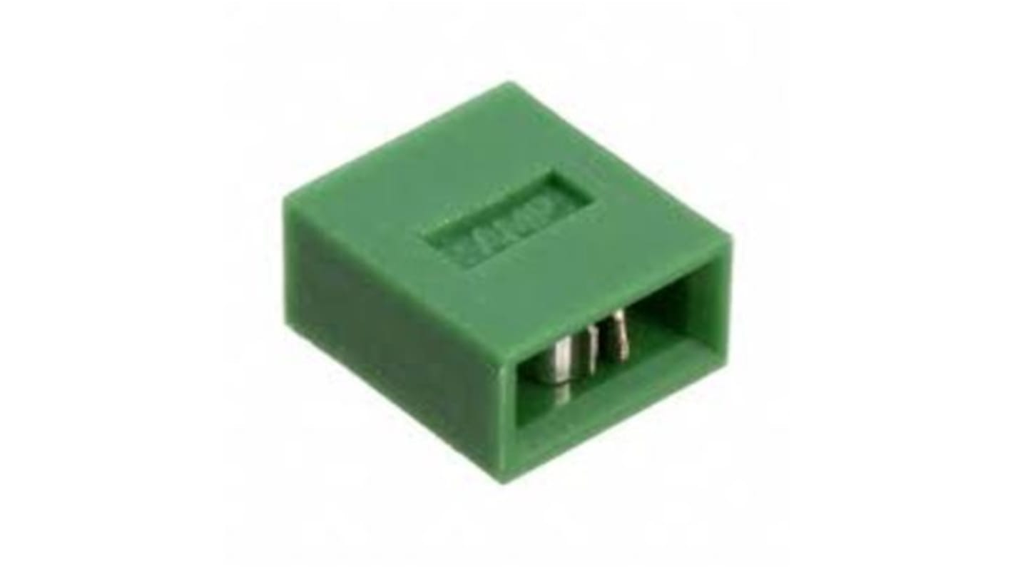 Ponticello TE Connectivity, Verde, 1 vie, passo 3.96mm