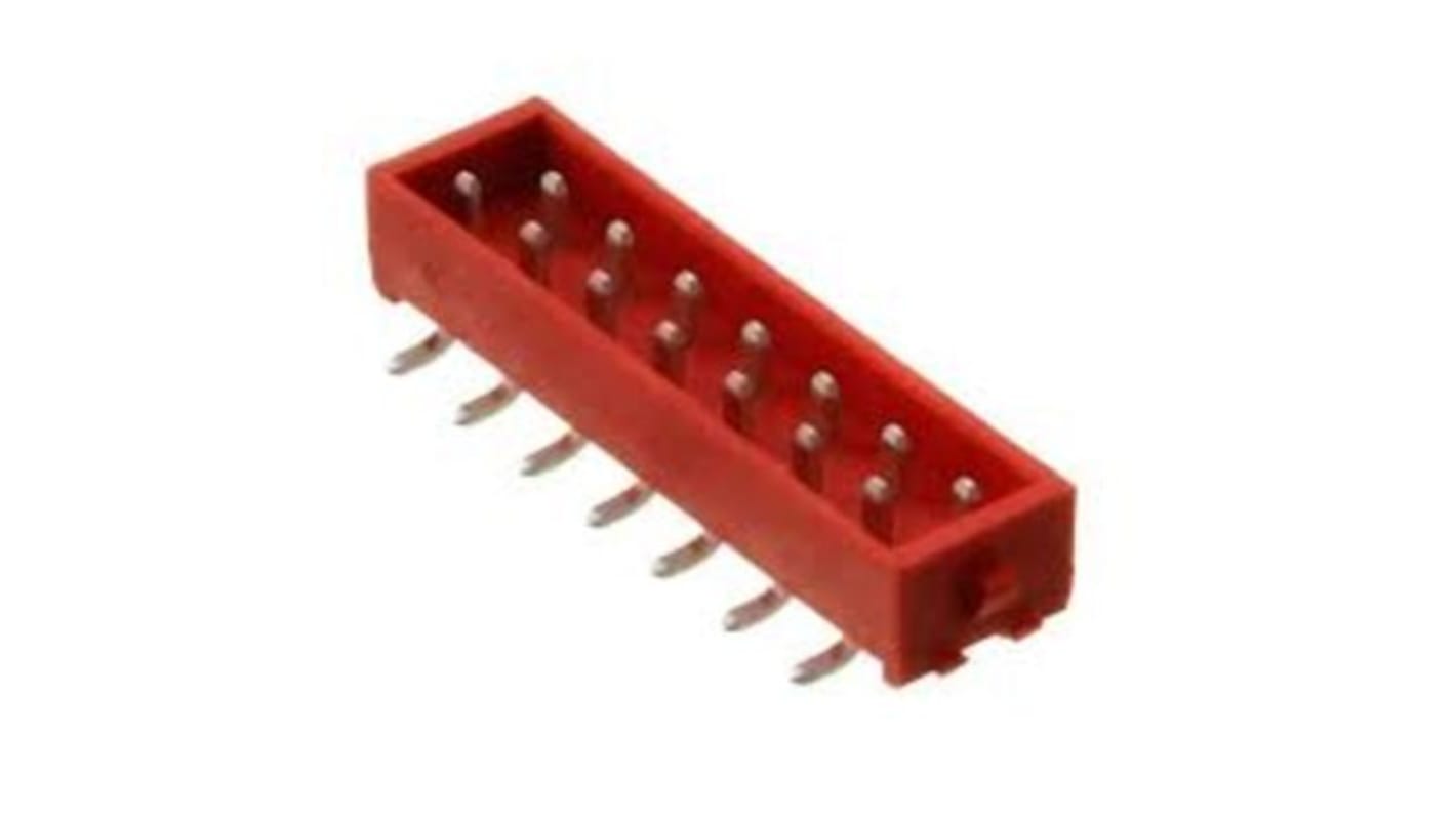 TE Connectivity Micro-MaTch Series Vertical PCB Header, 10 Contact(s), 1.27mm Pitch, 2 Row(s)