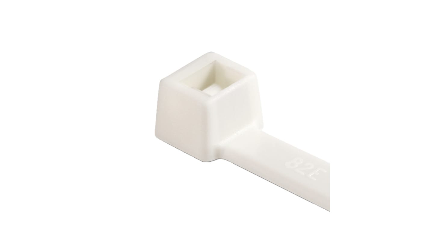 Serre-câble HellermannTyton T18L 203.2mm x 2,5 mm Blanc