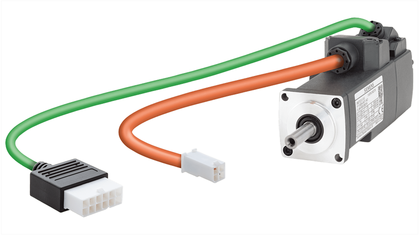 Siemens 1FL6024 Synchronous AC Motor, 100 W, 230 V, Flange Mount Mounting