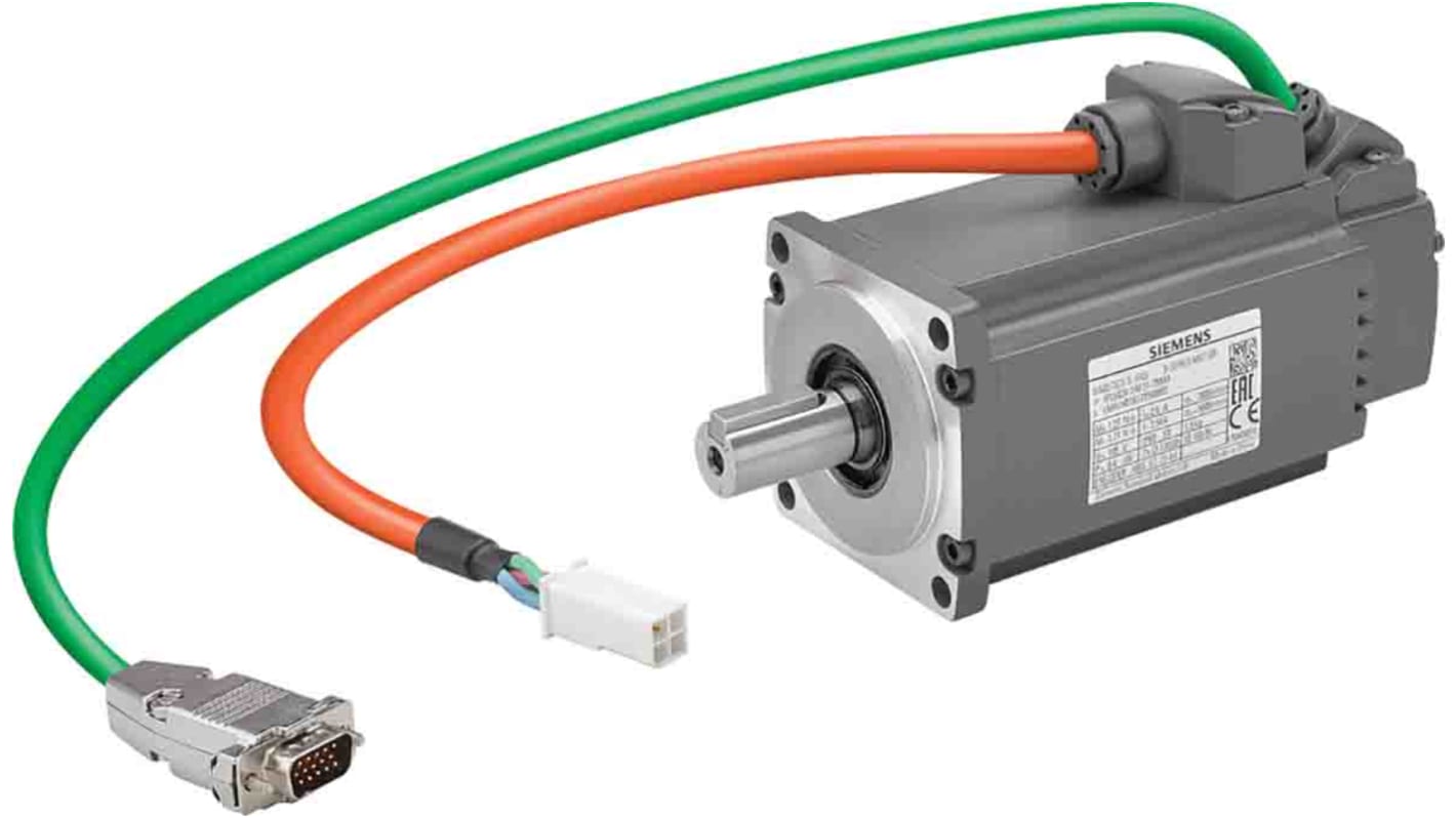 Siemens 1FL6032 Synchronous AC Motor, 200 W, 230 V, Flange Mount Mounting