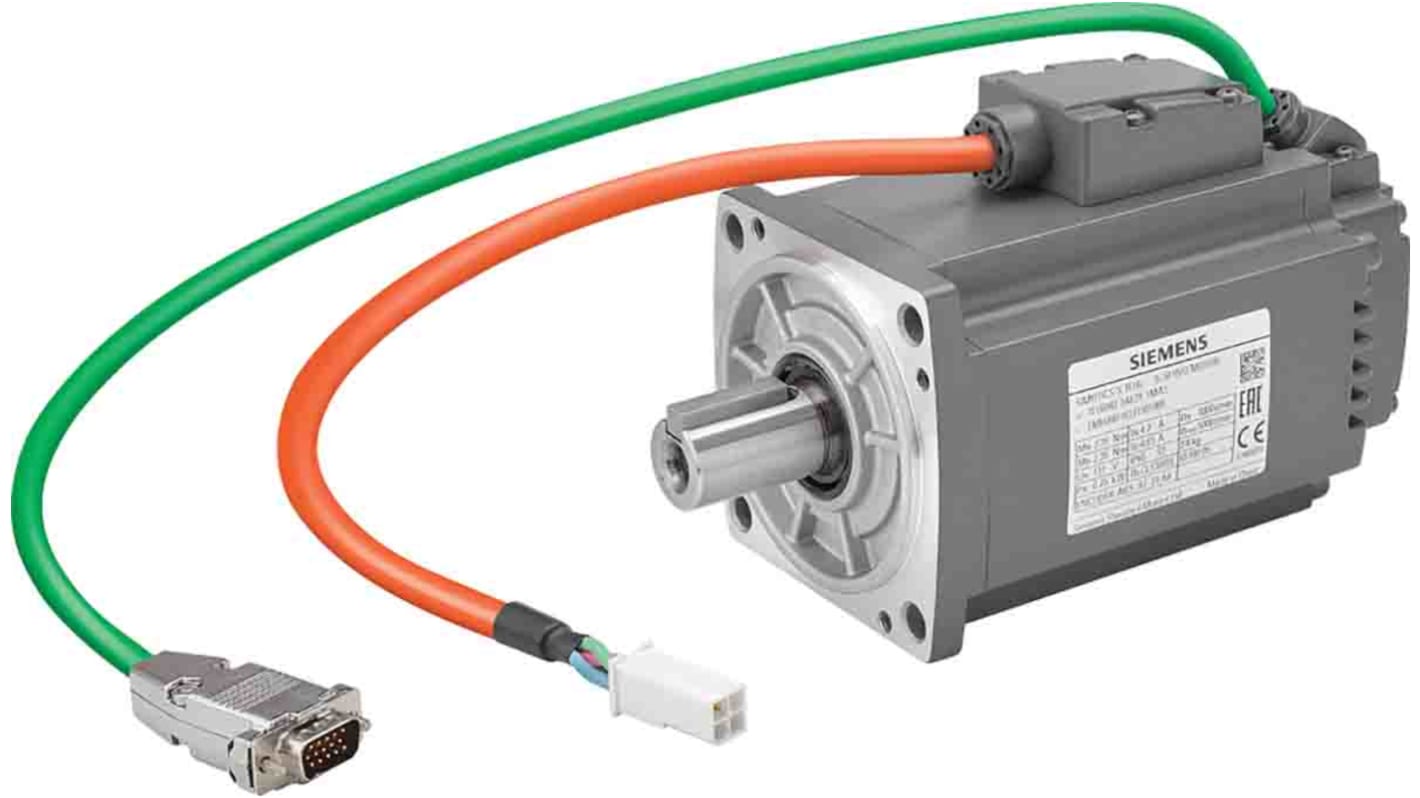 Siemens 1FL6044 Synchronous AC Motor, 1 kW, 230 V, Flange Mount Mounting