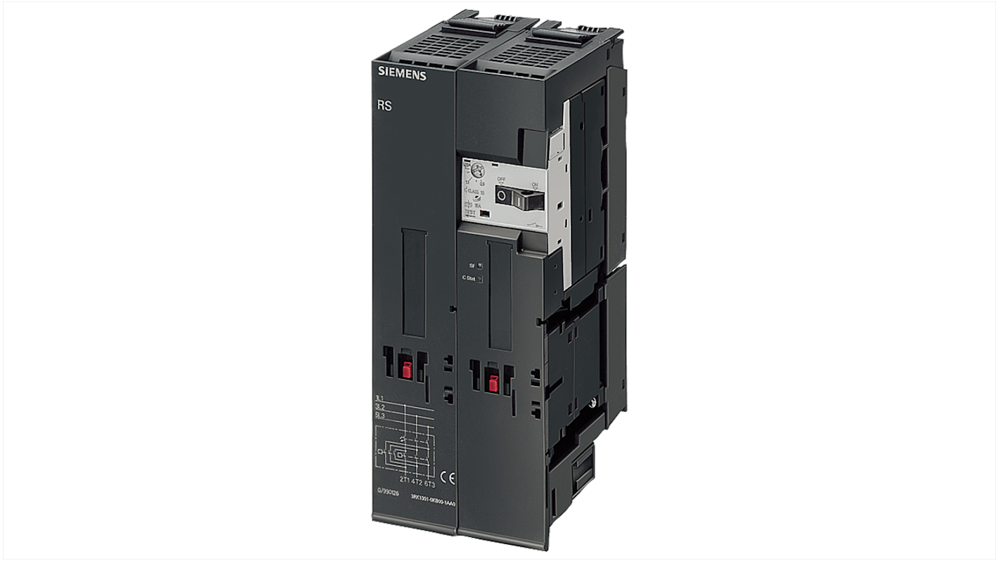 Démarreur moteur Réversible, triphasé Siemens RS1-X, 0,9 kW 400 V c.a. 2,5 A