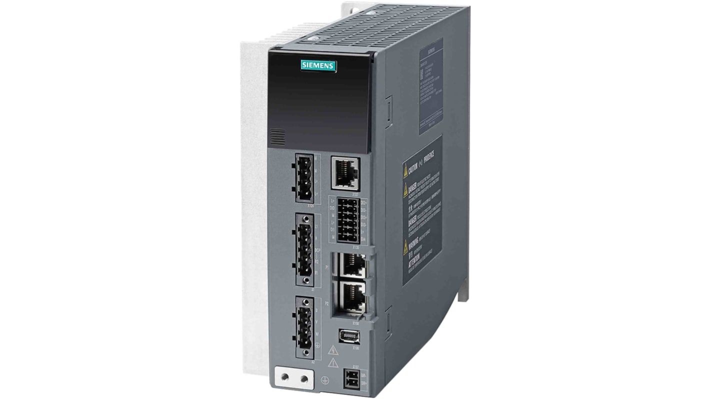 Siemens Inverter Drive, 0.75 kW, 3 Phase, 240 V ac, 9.3 A, 6SL3210 Series