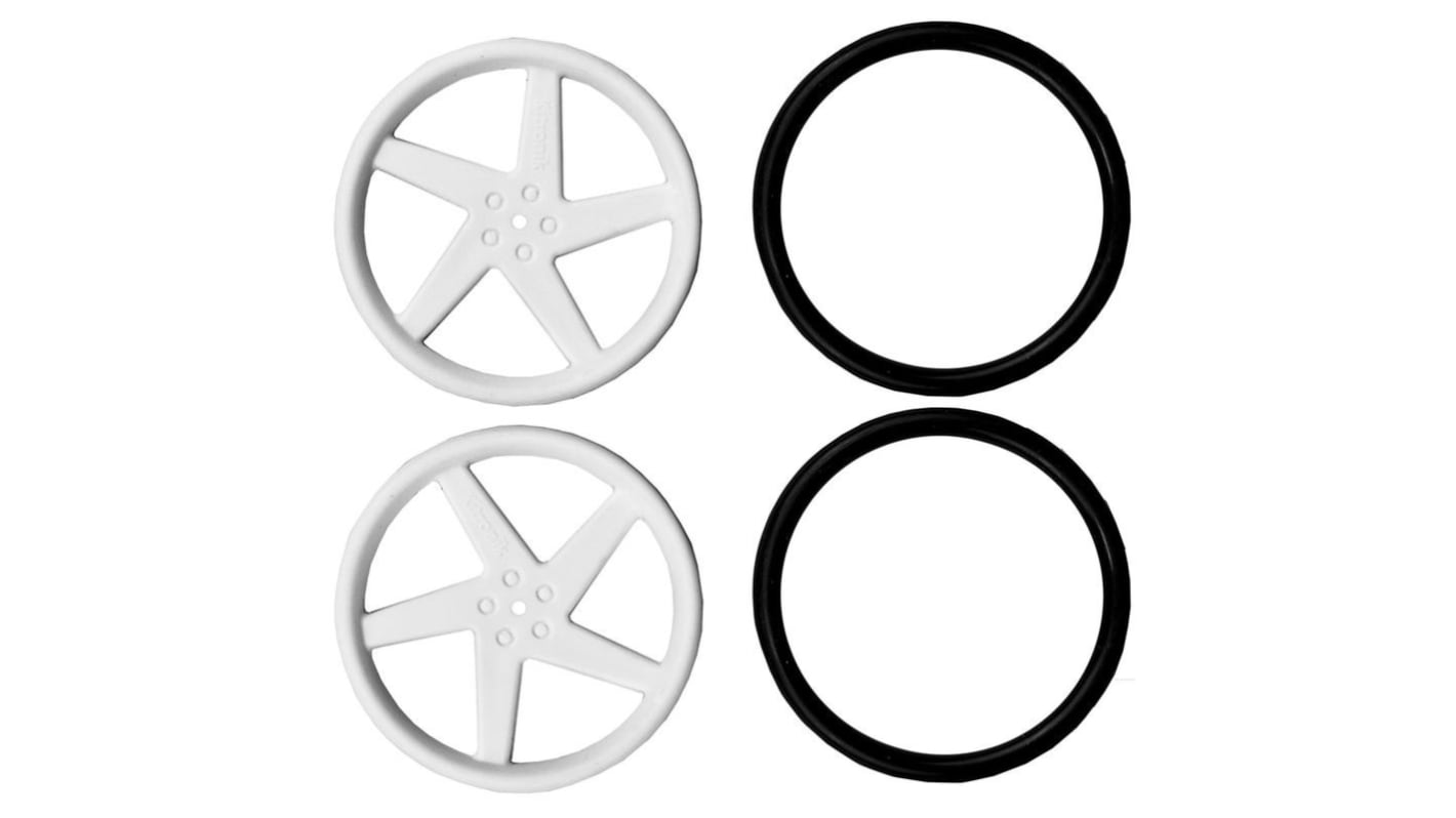 Pair Of 5 Spoke Wheels