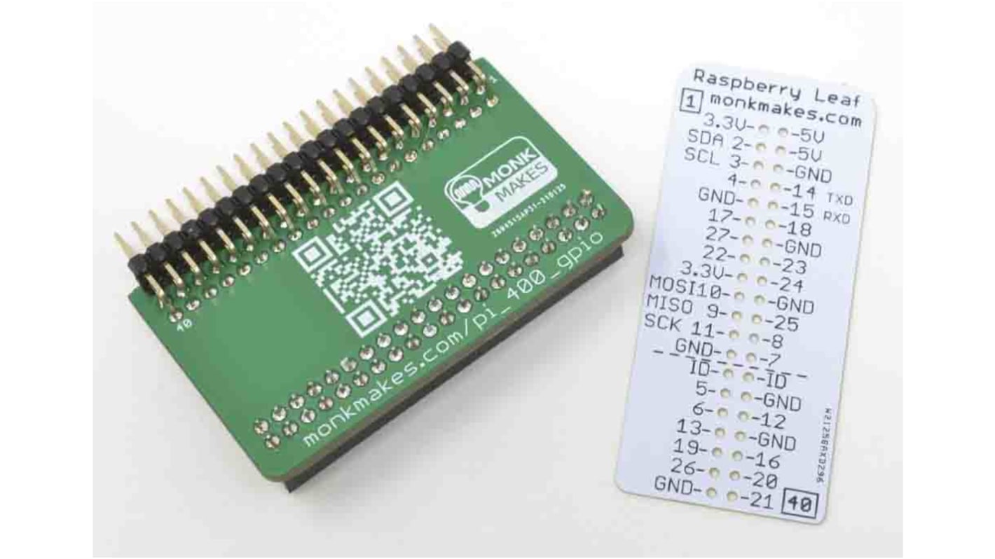 Monk Makes Pi 400 用の GPIO アダプタ インターフェイス SKU00087