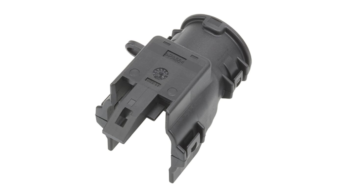 Carcasa para conector de automoción Molex serie MX150 de color Negro