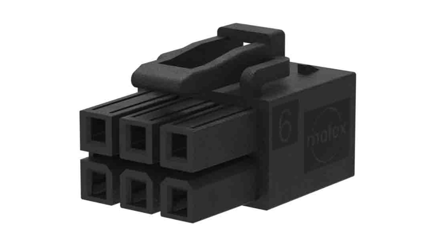 Molex, Mini-Fit Max Receptacle Housing Plug, 4.2mm Pitch, 2 Way, 2 Row