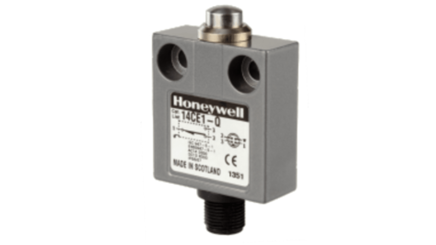 Final de carrera con Émbolo Honeywell, SPDT, 1 NC / 1 NA, 5A, IP65, IP66, IP67, IP68