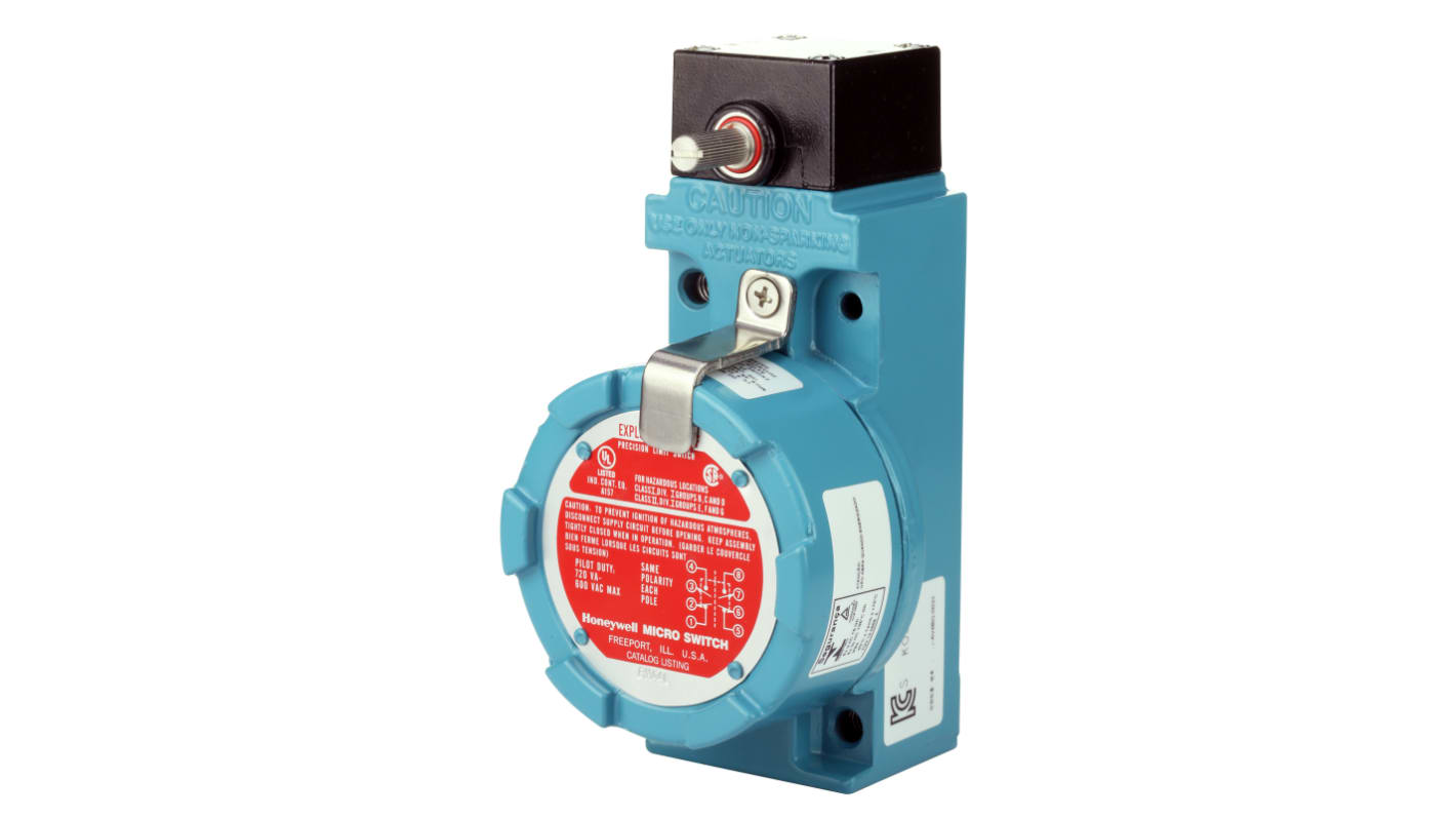 Interruttore di fine corsa Honeywell, 2NA, 2NC, 600V ca, 10A, IP67