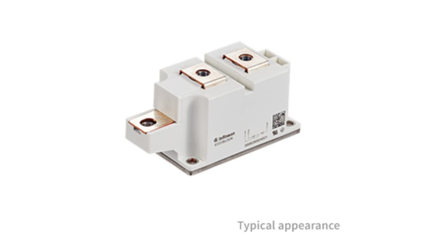 Modulo tiristore Diodo Infineon, 7 Pin, 280A, 1800V