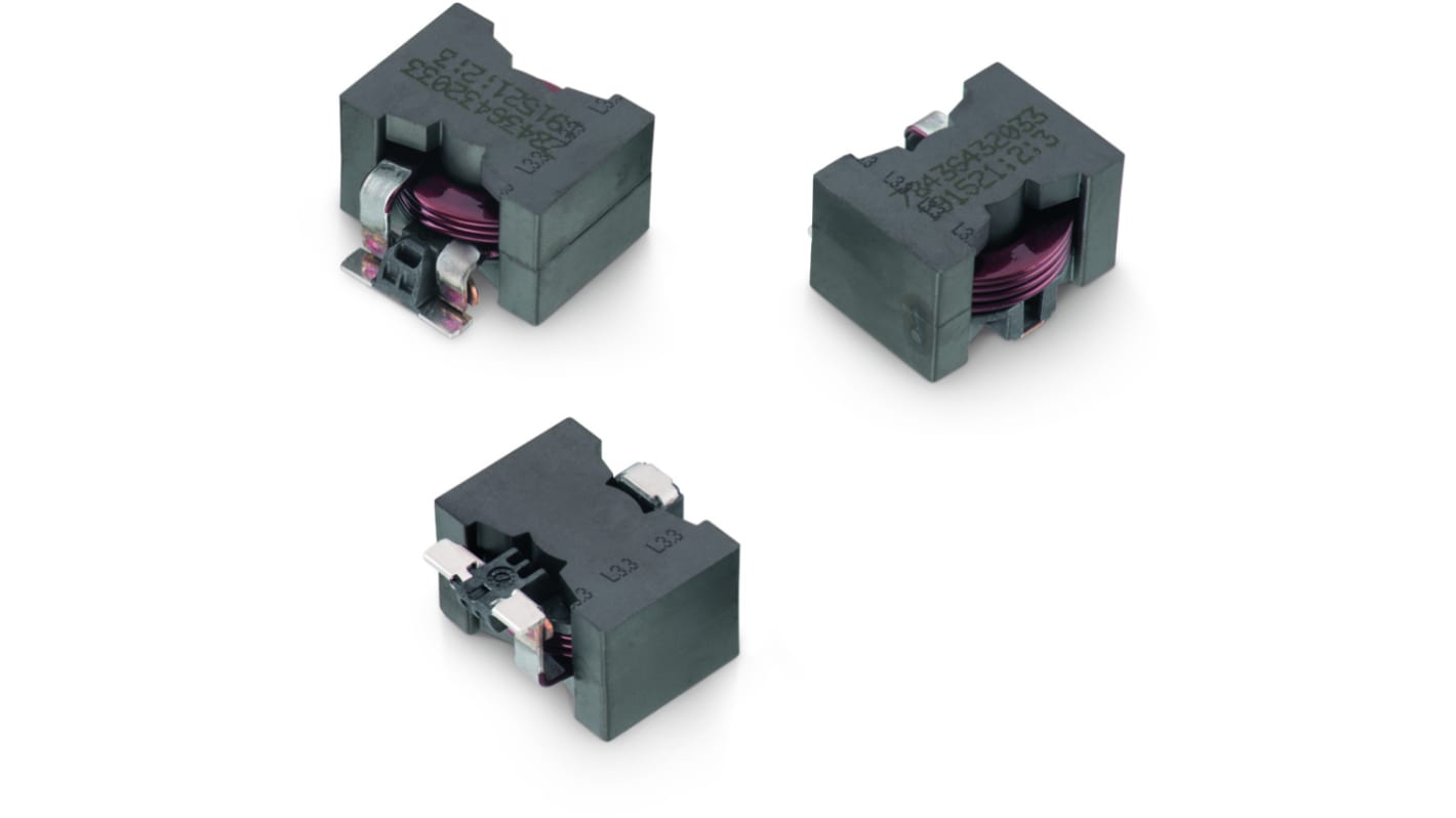 AEC-Q200 Inductor de montaje en superficie bobinado Wurth, 1,5 μH, 25%, no apantallado, 47A Idc, Serie WE-HCFA