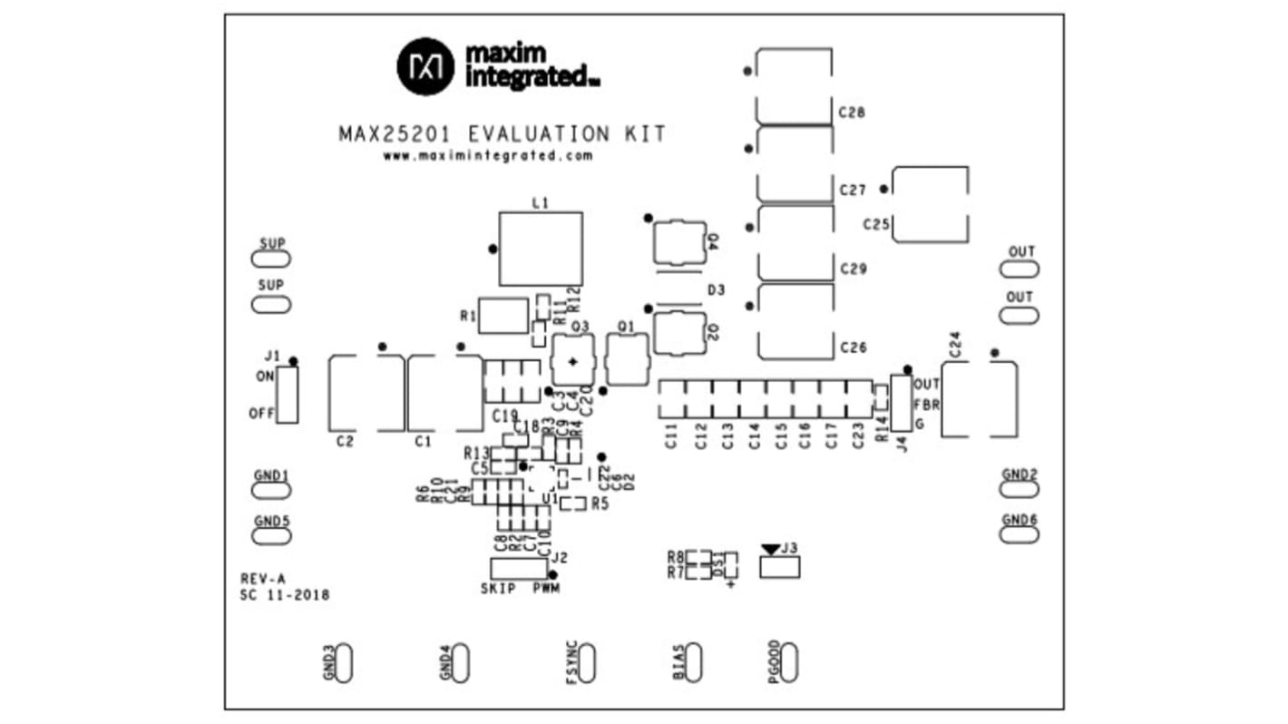 Maxim Integrated 開発キット ブーストコントローラ