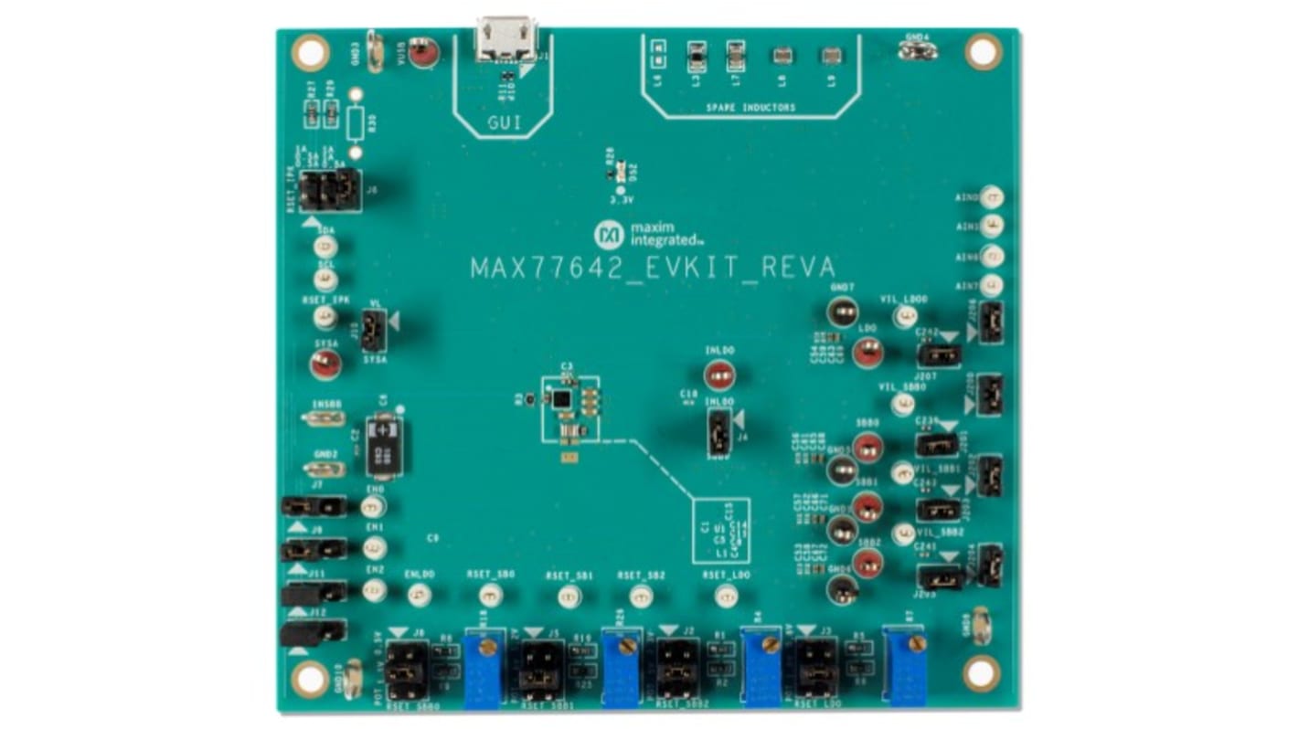 Maxim Integrated MAX77642EVKIT# Development Board, Evaluation Kit Akkuladegerät