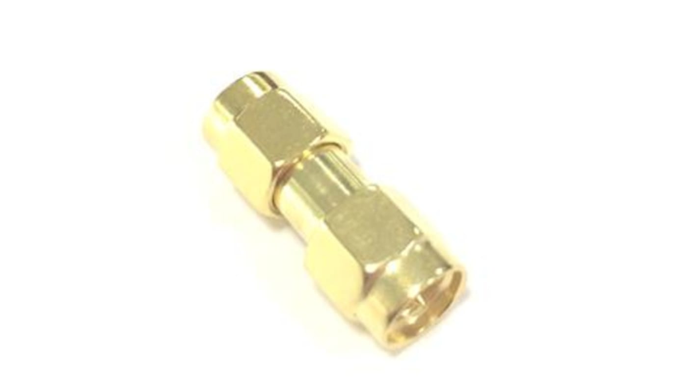 RS PRO Straight 50Ω RF Adapter SMA Plug to SMA Plug 6GHz