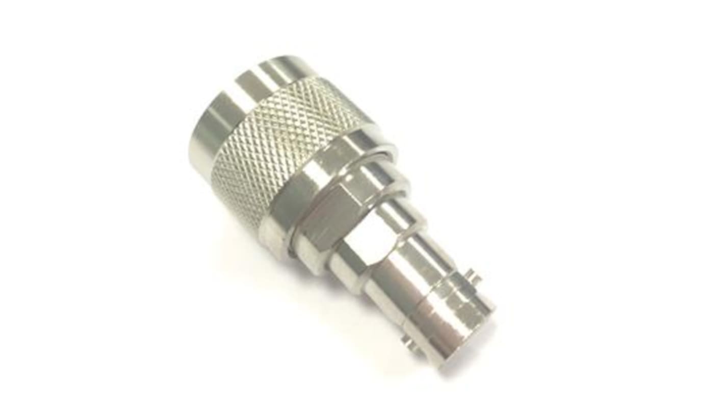 Adapter, Typ N - BNC, 50Ω, Male - Weiblich, Gerade, 11GHz, Koaxial