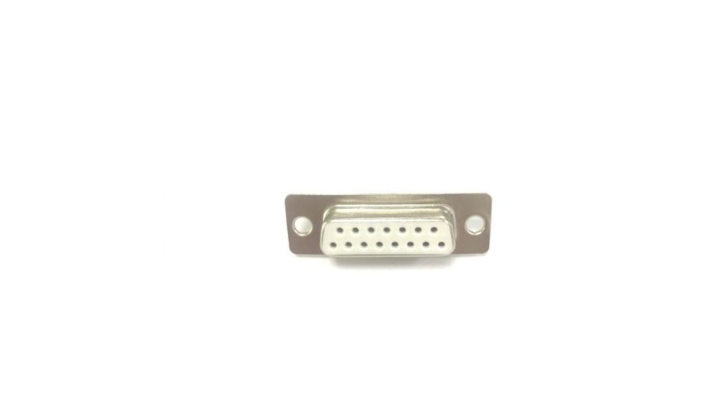 RS PRO 15 Way Panel Mount D-sub Connector Socket, 2.77mm Pitch