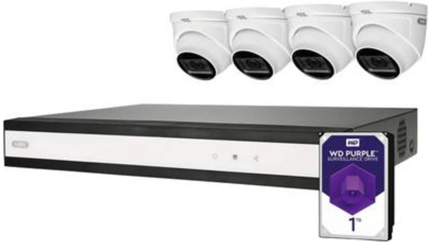 Systém CCTV, číslo modelu: TVVR33841D Vnitřní, venkovní