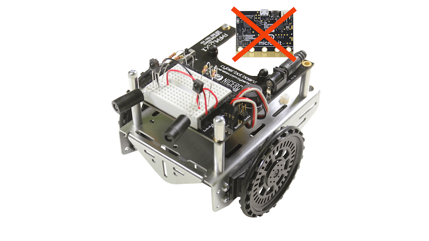 Parallax Inc Cyber:bot Robot Kit - KEINE Micro:Bit