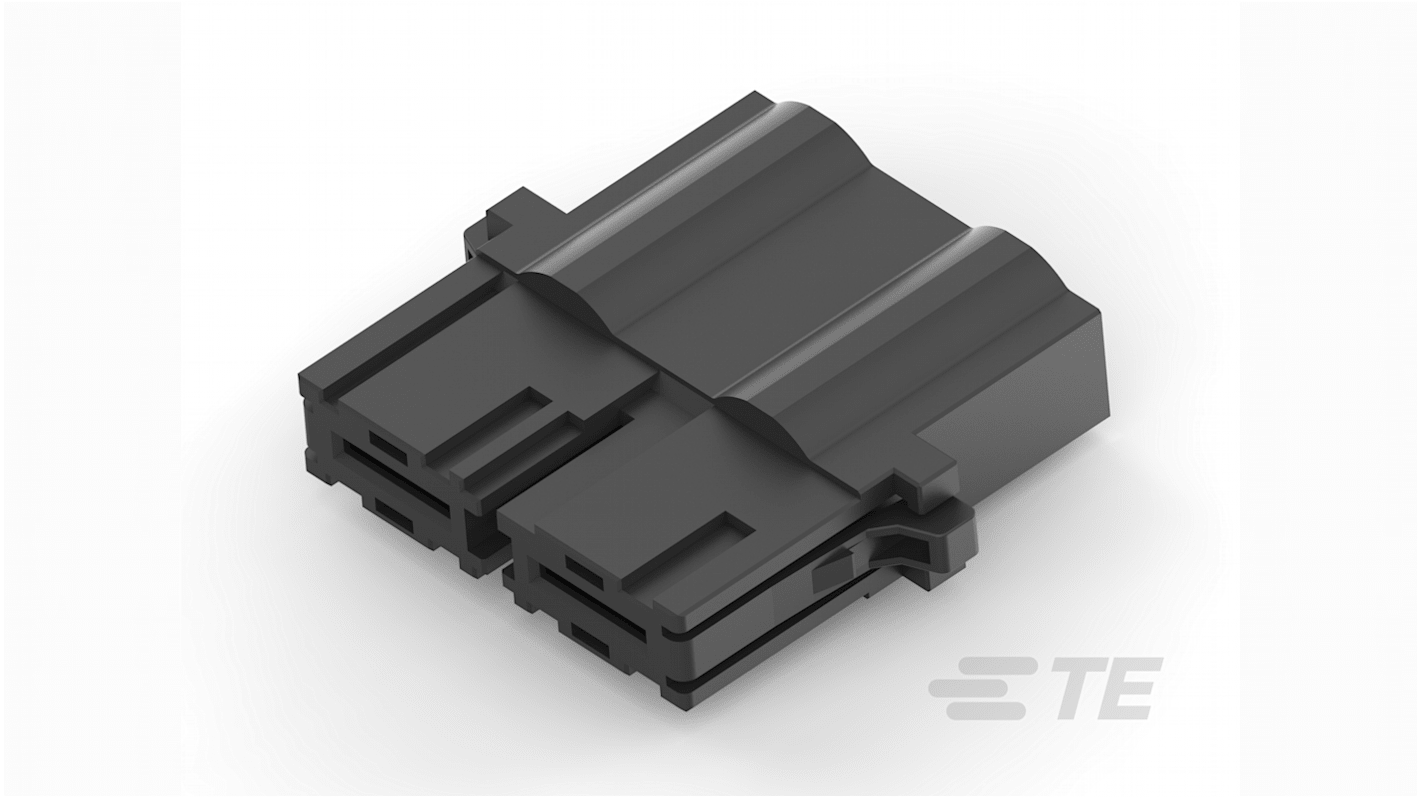 TE Connectivity Dynamic 8000 Steckverbindergehäuse Buchse 24.4mm, 2-polig / 1-reihig Gerade