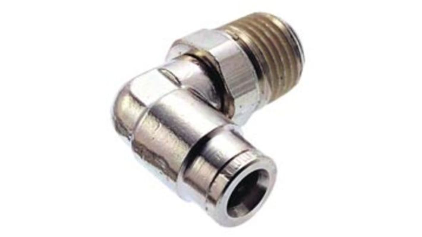 Norgren, Push In 10 mm, Threaded-to-Tube Connection Style