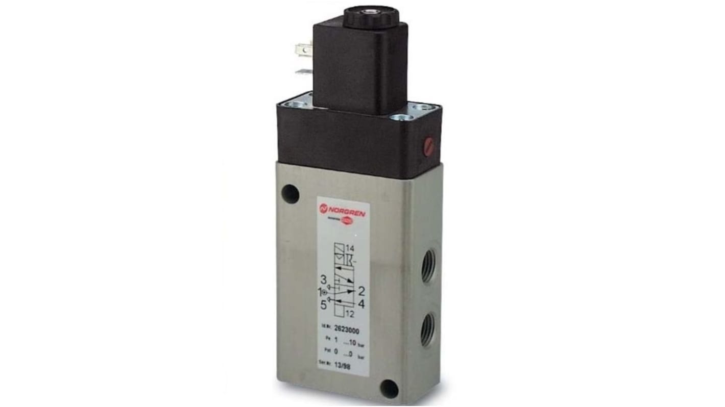 Norgren Pneumatic Solenoid Valve - Solenoid/Air 26230 Series