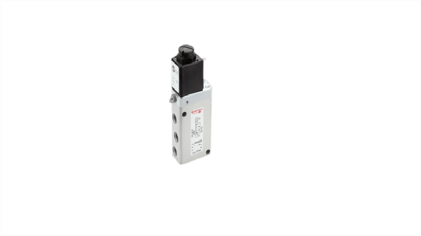 Norgren 2636 Pneumatik-Magnetventil Inline G1/4, Elektromagnet-betätigt 24V