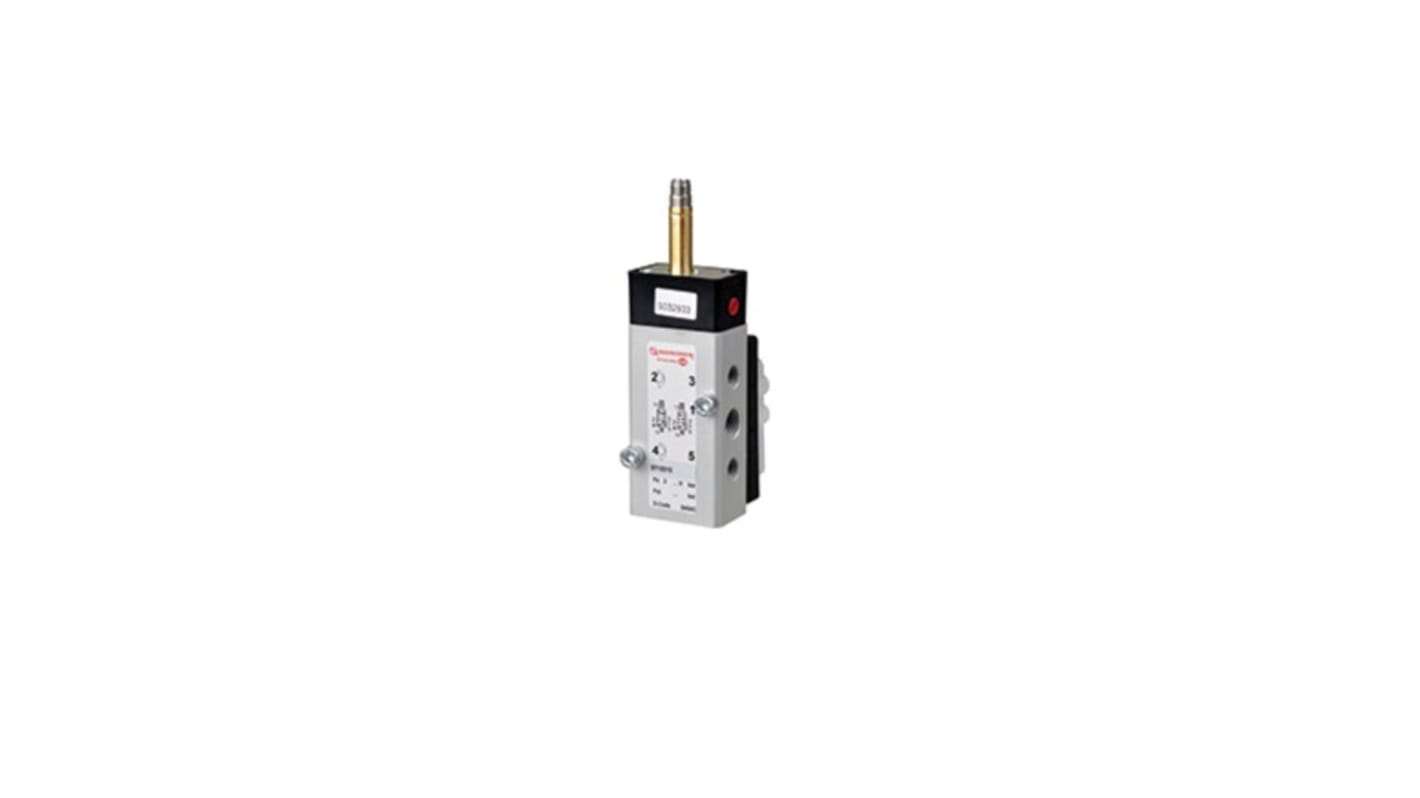 Válvula de distribución Norgren, Serie 97100, Rosca G 1/4, Función 5/2, Solenoide/Resorte, NAMUR, 750l/min