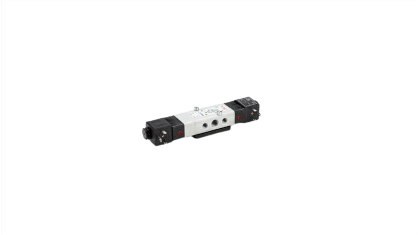 Válvula de distribución Norgren, Serie 97100, Solenoide/Resorte, En Línea