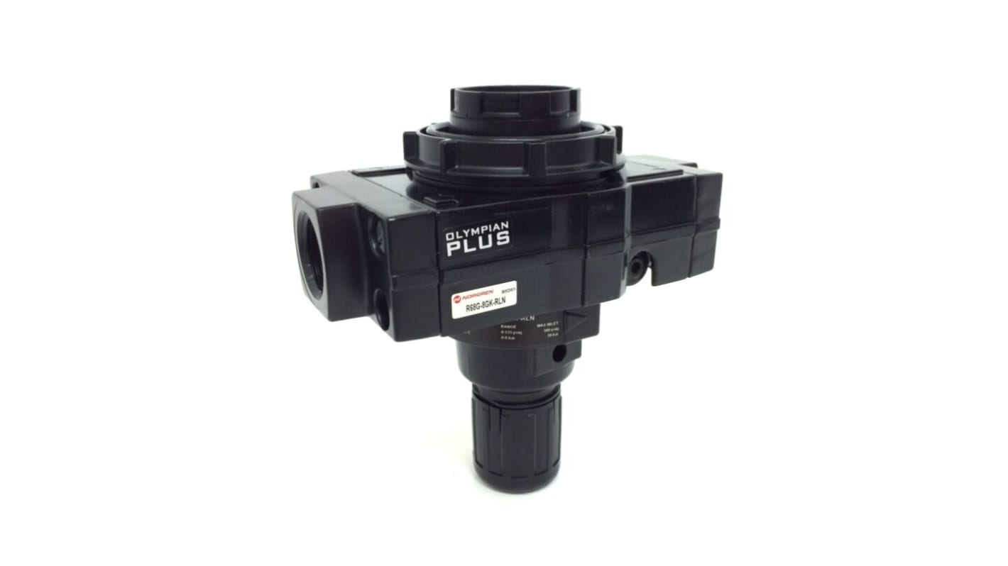 Norgren G 1 Pneumatic Regulator - 0.4bar to 8bar, 20bar max. input