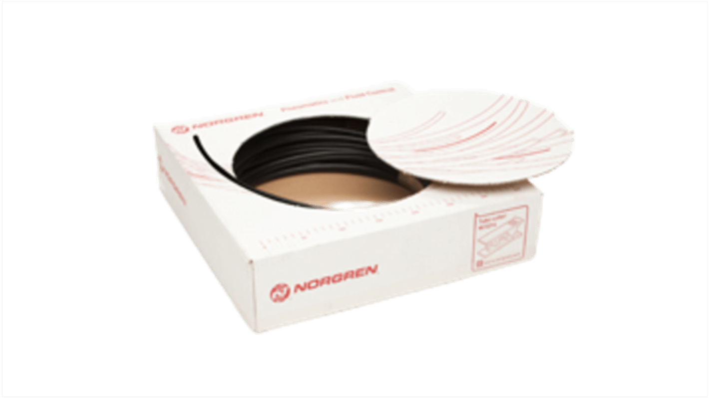 PU20708025C Compressed Air Pipe Black Polyurethane 8mm x 25m PU2 Series RS