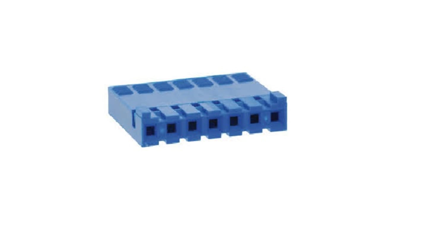 Amphenol Communications Solutions, Dubox Female Crimp Connector Housing, 2.54mm Pitch, 7 Way, 1 Row