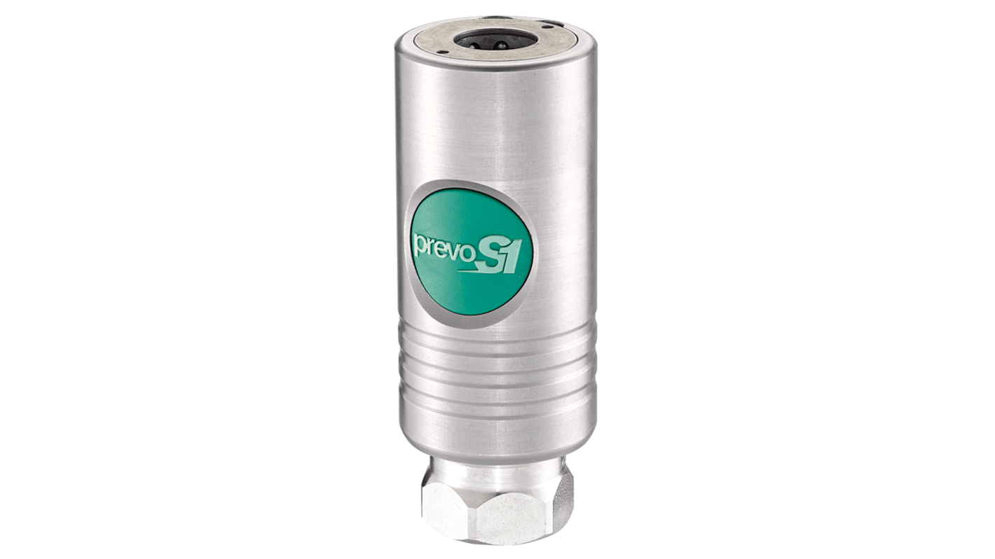 PREVOST Stainless Steel Female Safety Quick Connect Coupling, G 3/8 Female Threaded