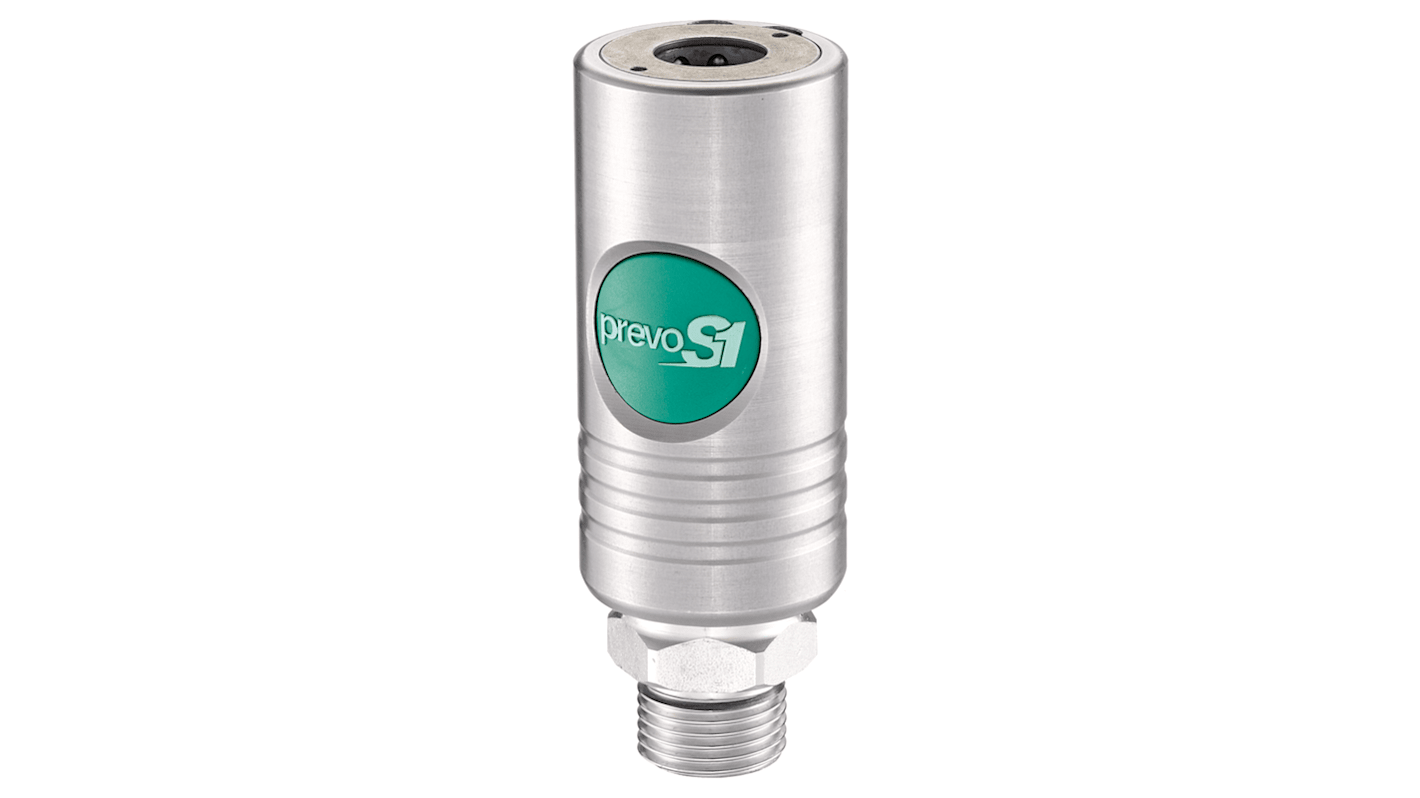 PREVOST Stainless Steel Male Safety Quick Connect Coupling, G 3/8 Male Threaded