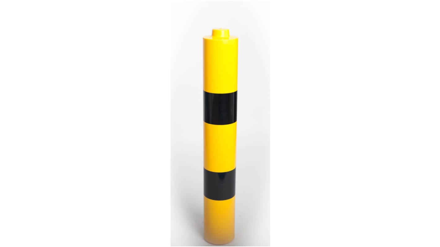 Espuma protectora de esquinas Addgards de Plástico Negro, amarillo, long. 1200mm, Ø 215mm