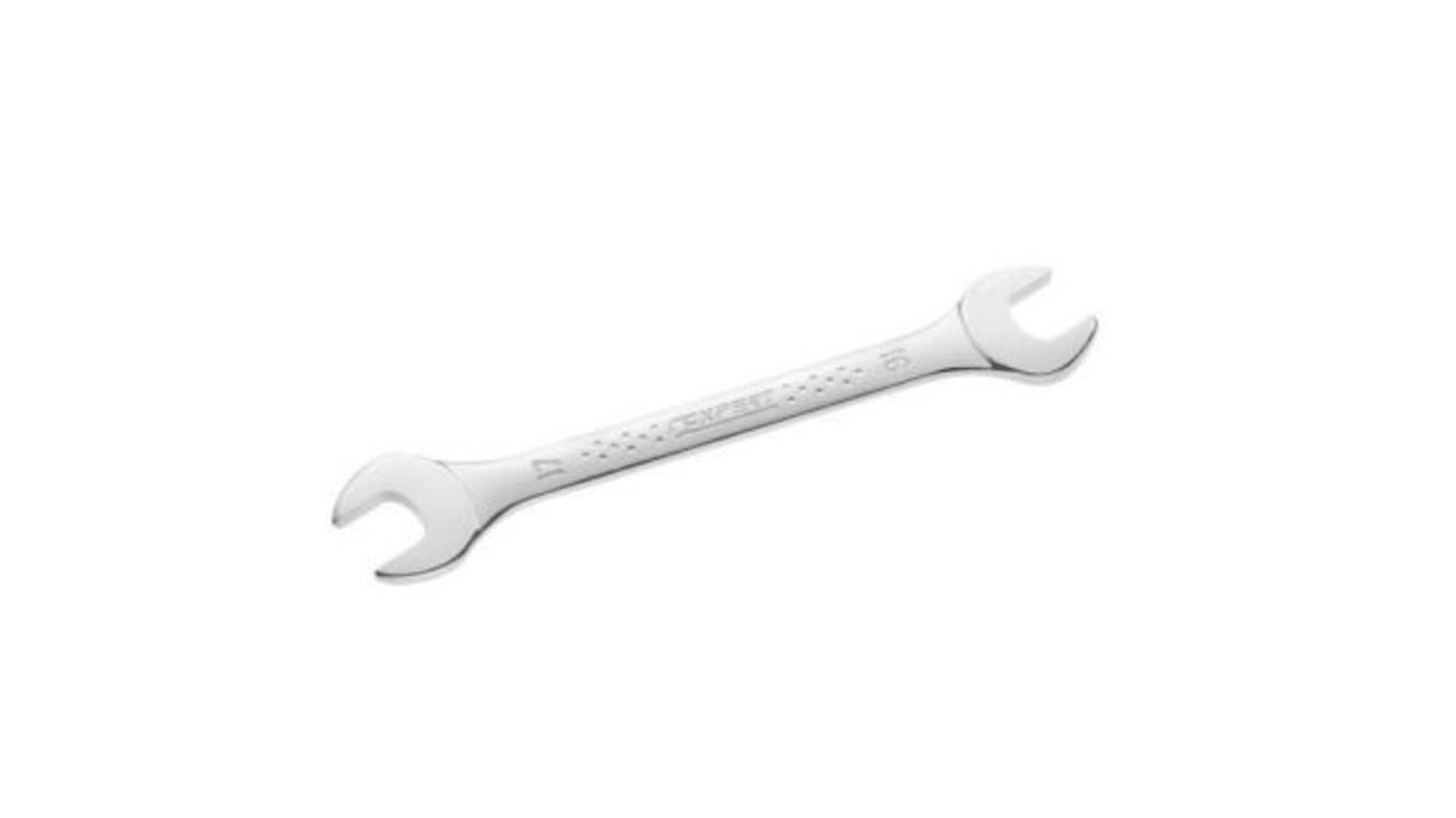 Expert by Facom Open Ended Spanner, 25mm, Metric, Double Ended, 285 mm Overall, No